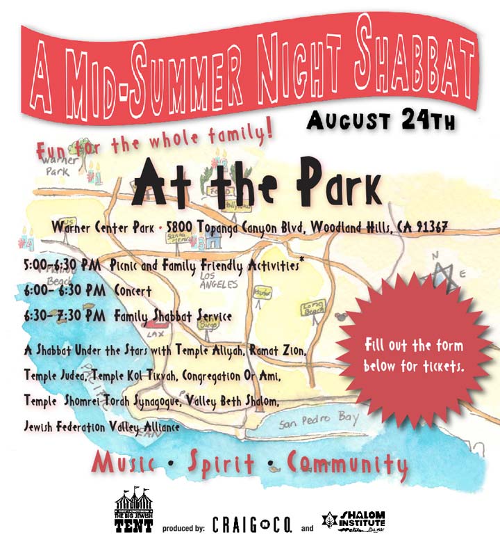 A Mid-Summer Night Shabbat at the Park